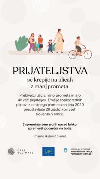 Prrijateljstva se krepijo na ulicah z manj prometa